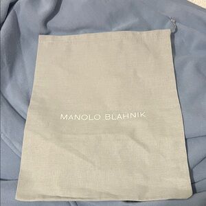 Manolo Blahnik Light Gray Dust Bag